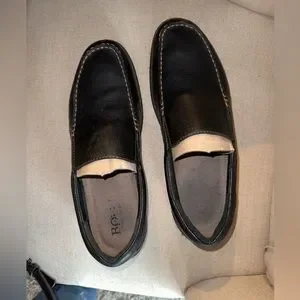 Born Men\'s Size 13 Brompton II Slip-On Shoes Black Leather Great Condition Brompton II | Born Shoes main image 3